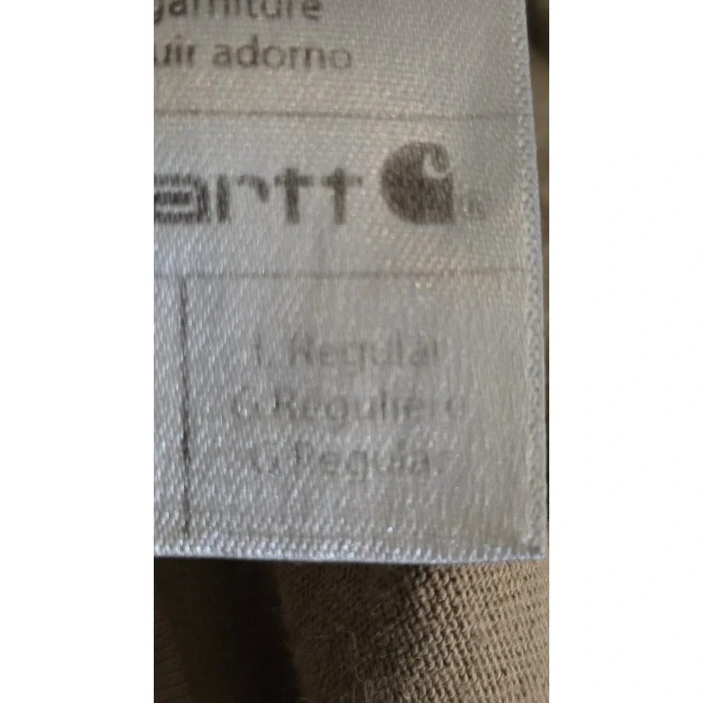 Carhartt T Shirt Mens L Brown Chest Pocket Original Loose Casual Workwear Crew - Picture 5 of 9